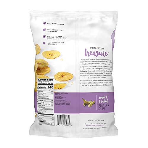 Wickedly Prime Plantain Chips, Roasted & Salted, 12 Ounce (Pack Of 4) #TOP2