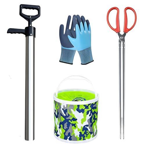 Mantis and Ghost Shrimp Pump Kits Easy to Carry Beach Artifact Shrimp Extractor Clam Pump Gun Seafood Catching Device Stainless Steel Catching Tool (small size kits)