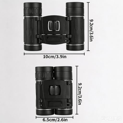 Binoculares compactos 8x21 impermeables para adultos miniatura 2