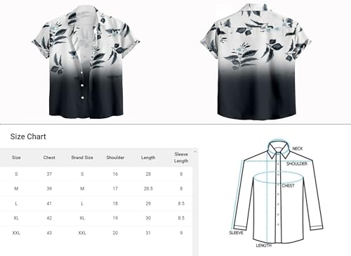 Image of LAMBOO Men Regular, Super Slim Fit Printed, Self Design Spread Collar Casual Shirt