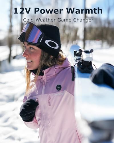 Image of Venustas 12V Women's Heated Softshell Jacket with Battery & Detachable Hood