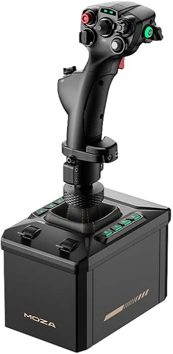 Moza AB6 Flight Simulator Bundle MHG Flight Stick and AB6 FFB Flight Base
