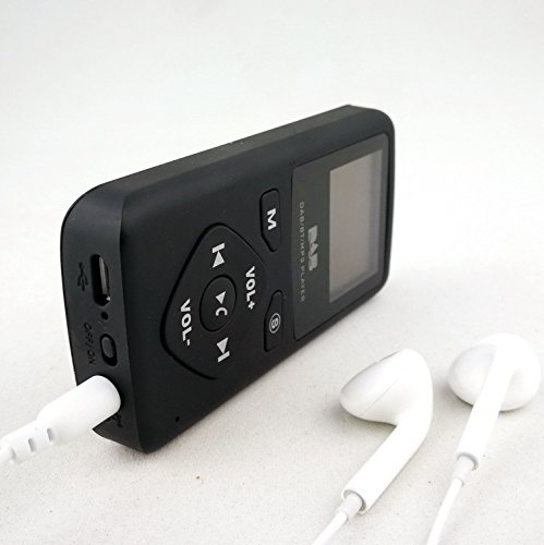 Baceyong Radio digitale portatile, digitale FM DAB/DAB+ Radio + lettore MP3 Bluetooth 4.0 32G Nero