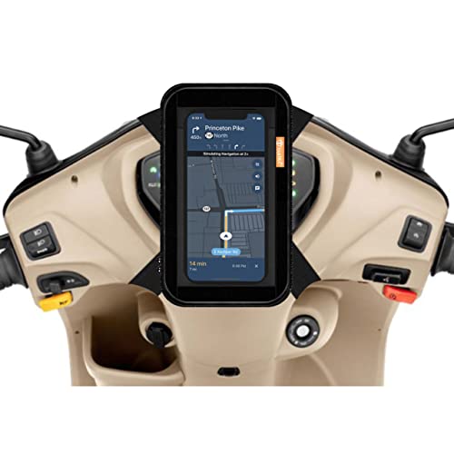 Tantra Mobile Holder for Scooty – Scooty Accessories, Activa Mobile Holder for Scooter, Compatible with All Scooters, Water Resistant Mobile Pouch, Smoky Black 7 Inch Tantra Mobile Holder for Scooty – Scooty Accessories, Activa Mobile Holder for Scooter, Compatible with All Scooters, Water Resistant Mobile Pouch, Smoky Black 7 Inch