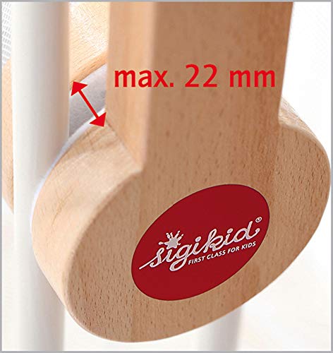 SIGIKID 49002 houten rek voor mobiele natuur, ophanging voor meisjes en jongens, mobiele houder aanbevolen vanaf de… - Afbeelding 5