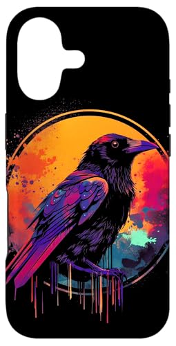 Raven Vintage Illustration Crow Case for iPhone 17