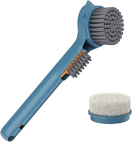 Watch Dish Brush Kitchen Brush The long handle can replace on Amazon Live