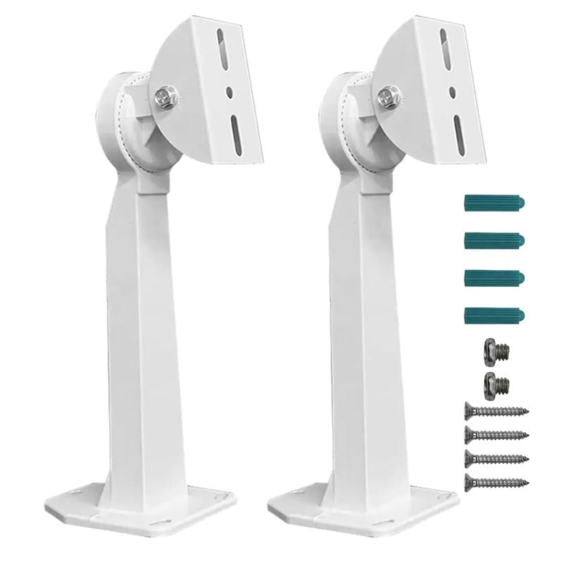 3rd i Wall Mounting Bracket 11 Inch Heavy Duty Metal Stand for Bullet Camera & Housing Compatible with 1MP to 12MP Resolution Camera Universal Indoor & Outdoor Usage (Set of 2)