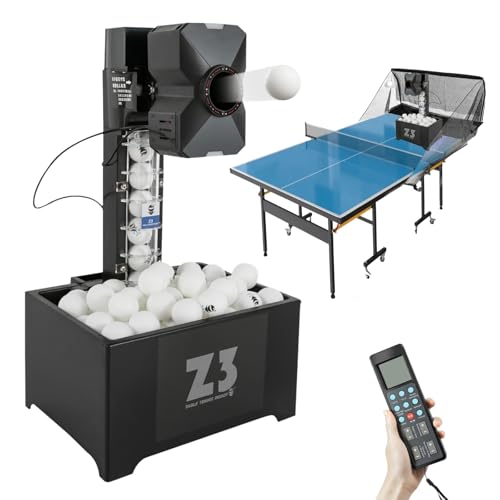 JAYEUW Tischtennisroboter Ping Pong Ballmaschine Automatische Tischtennis Ballmaschine mit Netz Ping Pong Roboter Tischtennis Trainer für Training und Übung mit Fernbedienung JAYEUW Tischtennisroboter Ping Pong Ballmaschine Automatische Tischtennis Ballmaschine mit Netz Ping Pong Roboter Tischtennis Trainer für Training und Übung mit Fernbedienung