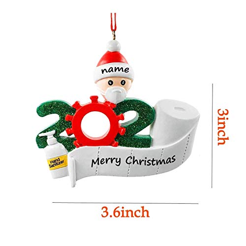 Christmas Ornament Kit, 2020 Customized Christmas Family Members DIY Quarantine Survivor Holiday Decorations Keepsake Tree Hanging Creative Gift for Family - Thumbnail 5