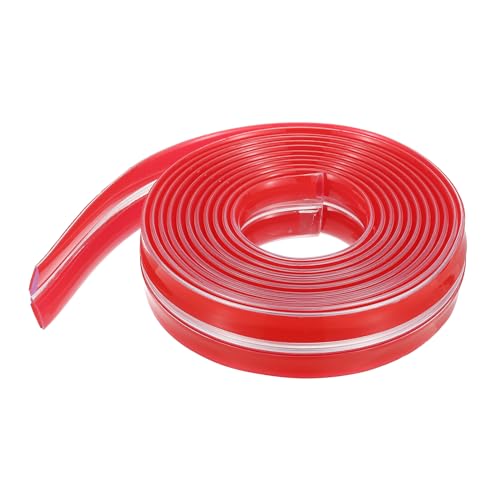 Image of PATIKIL Edge Protector Strip, 1.57IN x 13FT Children Proofing Silicone Soft Clear Corner Protectors Pre-Taped Strong Adhesive for Cabinets Tables Drawers