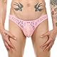 Herren Erotische Spitze String Sexy Durchsichtige Slips T-Back G-String Gay Sissy Thong Große Größen Sexy Low Rise Tanga Stretch Unterhosen Elastisch Männer Reizwäsche für Sex Atmungsaktive Weich