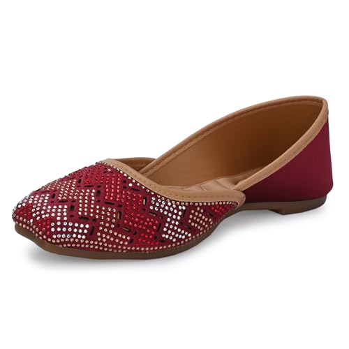 Image of Flavia Womens Flv07 Ballet Flat | Ethnic Shoes | Wedding Footwear | Fashionably Stylish for Everyday wear