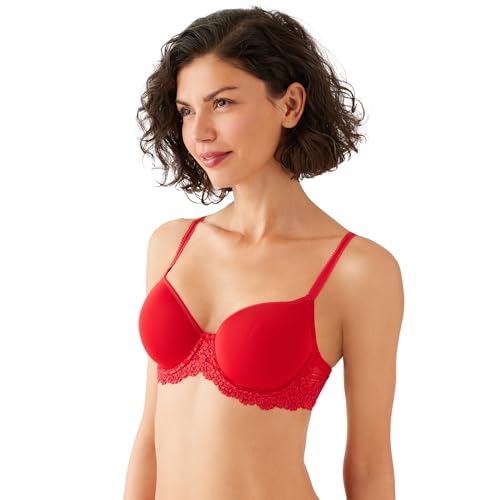 Image of Wacoal Womens Embrace Lace Lightly Padded Underwire Mid Coverage T-Shirt Bra, 853191