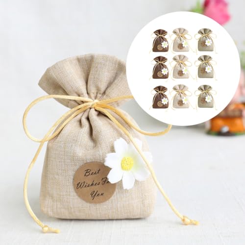 Ipetboom Sachets Colgantes de Algodón y Lino Lavanda 9 pcs miniatura 7