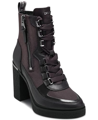 Image of DKNY Women's Toia Platform Combat Boot with Block Heel