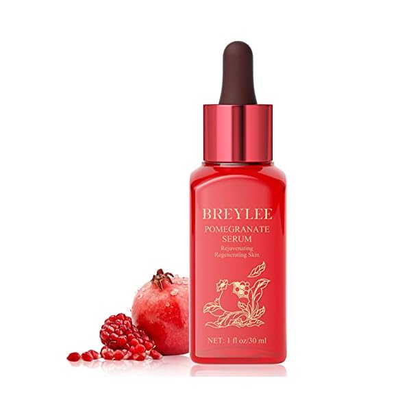 Hydrating-Serum-BRYELEE-Hydrating-Facial-Serum-Anti-oxidation-Pomegranate-Serum-Moisturizing-Serum-with-Red-Pomegranate-Extract-Hyaluronic-Acid-Refreshing-Serum-Routine-Skincare30ml-1-fl-oz BRYELEE Hydrating Facial Serum Anti-oxidation Pomegranate Serum