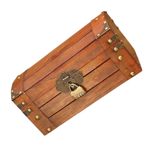 ERINGOGO Elegant Wooden Jewelry Box Vintage Storage Case for Earrings Rings and Dec
