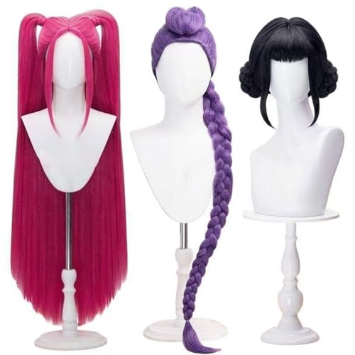 FMPVDI Women Wigs Women Wigs Hair Women Halloween (Red)