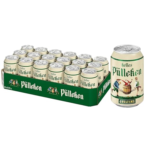Helles Pülleken, EINWEG (18 x 0.33 l Dose) - Helles Bier – Mild & süffig