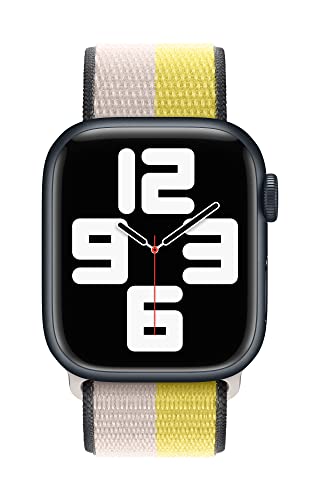 Image of Apple Watch Band - Sport Loop (41mm) - Oat Milk /Lemon Zest - Regular