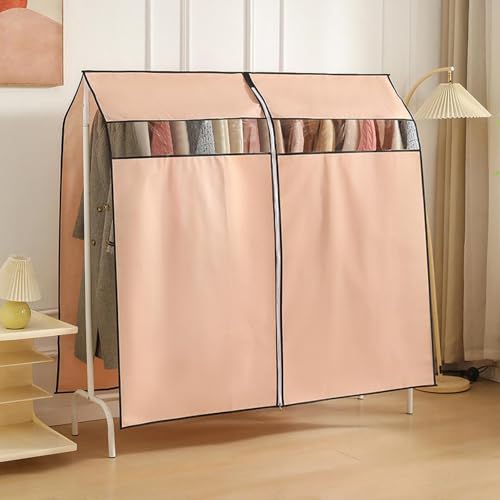 Garment Storage Bags for Hanging Clothes, Clothing Rack Cover, can be Used for Long Clothes, Dresses, Suits, Visible Window(90x120cm/35x47in) 7