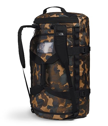 Image of THE NORTH FACE Base Camp Duffel-M, Utility Brown Camo Texture Print /TNF Black, One Size
