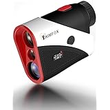 AIMFOX（アイムフォックス）ゴルフ距離計 125g 超軽量 ピンサーチ機能 手ぶれ補正機能 高低差測定 角度測定 距離測定 競技可能 700Yd対応 0.25秒計測 6倍率光学FMC望遠 IP53防水 超小型 ゴルフ用 レーザー距離計 距離計測器 メーカー直営 (赤)