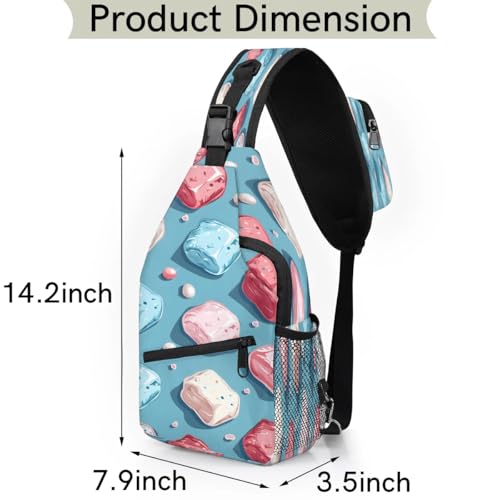 Mochila tipo Sling unisex en poliéster 7.9x3.5x14.2 in miniatura 2