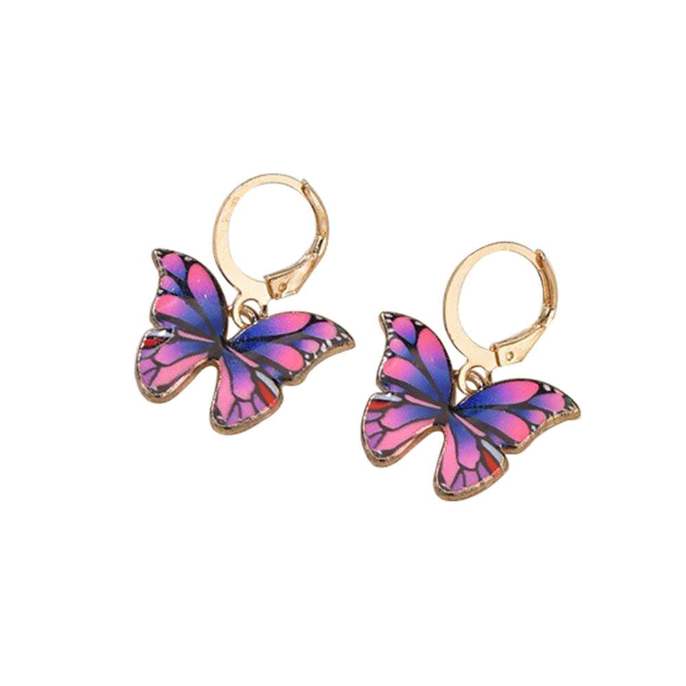 LLYANZ Colorful Enamel Butterfly Charms Handmade Insect Earrings Necklace Jewelry (Purple, Girls) (B08NXP93GY) Amazon Price History, Amazon Price Tracker