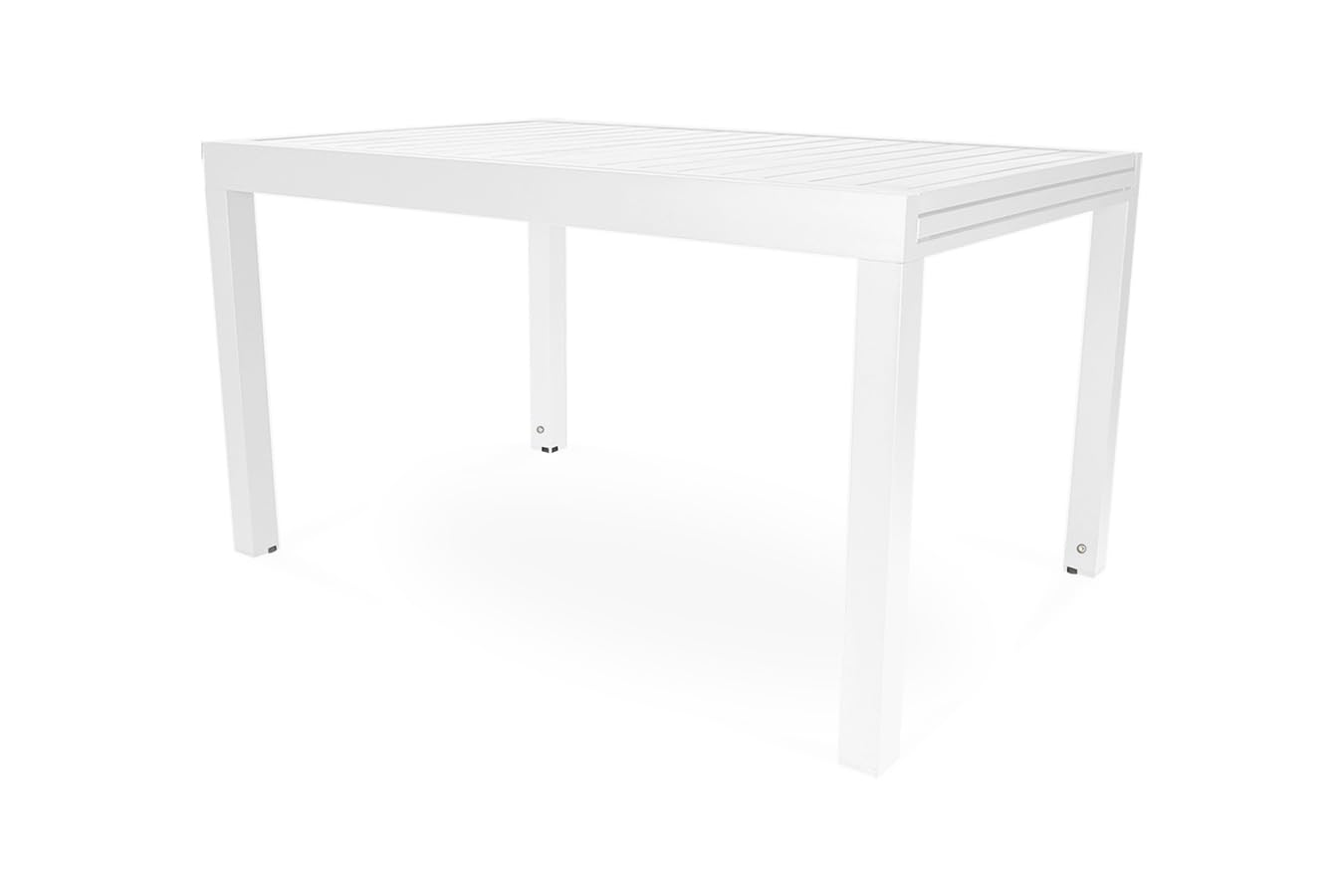 SAMIRA Tavolo da giardino allungabile 135/270 x 90 cm mod. Ares (Bianco)
