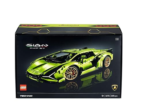 Technic Lamborghini Sián FKP 37, Kit Modellino di Auto Sportiva per Adulti, Idea Regalo Esclusiva per Uomo o Donna, Set Avanzato Macchina da Corsa da Collezione 42115 - Lego - Immagine 9