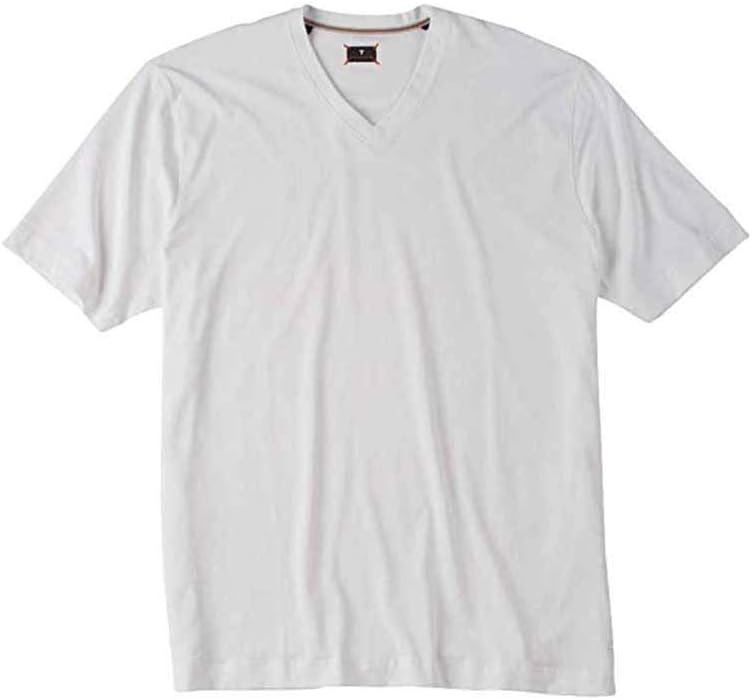 Left Coast Tee Classic Fit Short Sleeve Vee Neck Tee Shirt (M15-P)