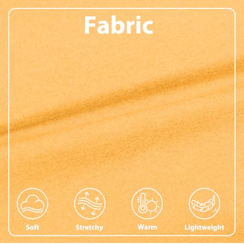 Image of Stretch Fleece Dachshund Sweater for Chilly Days, Yellow, L | Warm Sleeveless Dachshund Clothes, Lightweight Breathable Pullover Sweatshirts for Outdoor Movement, Wiener Dog Clothes