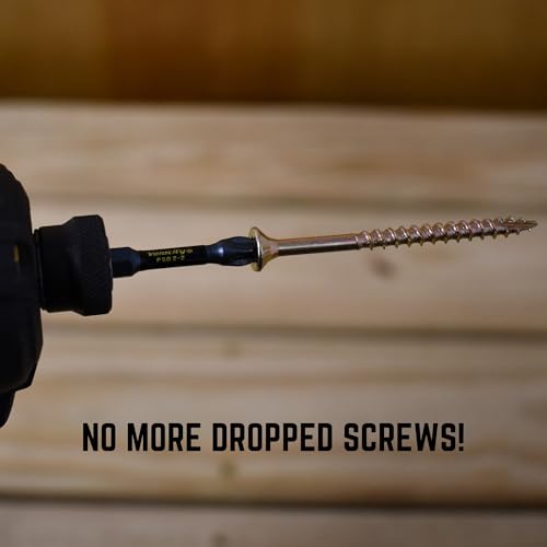 Image of Velocity Interior 1 1 /2 Inch Wood Screws Contractor Pack (Size #6, 876 Pcs) - Self Tapping Screws with Phillips Bits, Stick Tight Technology, Carbon Steel with Zinc Plating, Durable Storage Organizer