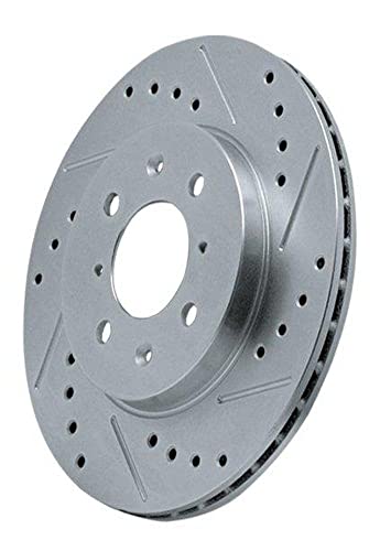 Image of Power Stop JBR709XR Cross Drilled and Slotted Performance Brake Rotor - Right