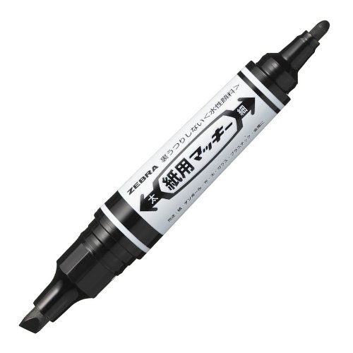 マッキー Amazon.co.jp: ゼブラ 水性マーカー 紙用マッキー P-WYT5-BK 黒