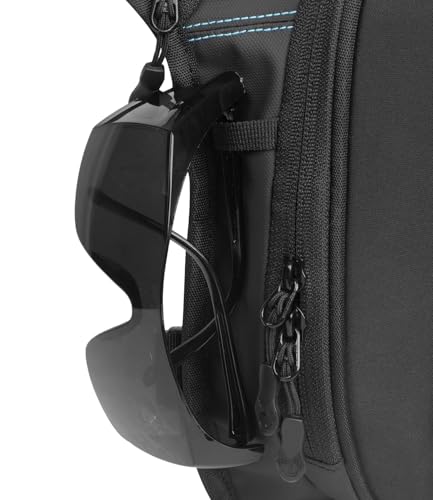 Image of RYNOX POD Thigh Bag 5L | Durable Polyester Fabric | Retro- Reflective Trims | Genuine YKK Zippers - Black, 5L