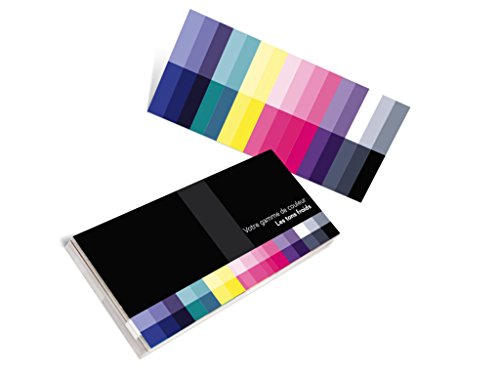 Image Nouvelle - Nuancier de 25 couleurs froides - Guide de couleurs - Nuancier