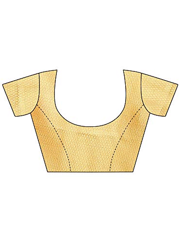 Image of AKHILAM Women's Chiffon Saree with Unstitched Blouse Piece(NZMN72)