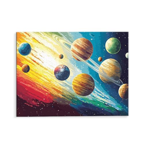 DIY G F Paint by Numbers hG Lbg l ʂ肦 q̗phGLoXNtg LoXA[g uVƃANG̋, CeA rO, ւ̃Mtg 40x50cm (t[X