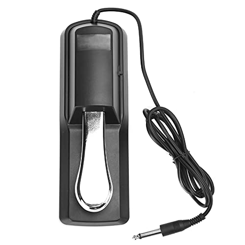 Miskall Sustain Pedal, Sustain Pedal for Keyboard Universal, Electronic Organ Pedal Universal Piano Sustain Treadle Musical Instrument Playing Accessories