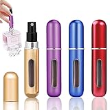 Hohe Qualität: Die stilvolle Parfüm-Sprühflasche wird mit 4 Metallic-Farben geliefert, um Ihren unterschiedlichen Geschmack zu organisieren.