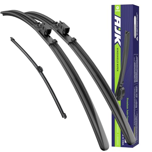 AJK Front and Rear Windshield Wipers for Mercedes-Benz GLE-Class W167 GLE 350 450 450e 580 AMG GLE 53 63S 2020-2025,All Weather OEM Quality Automotive Replacement Back Wiper Blades(Not for Spray)