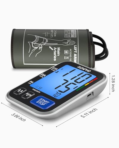 Renpho JCBPM01 Blood Pressure Monitor For Home Use, Fsa Hsa Eligible, Bluetooth Smart Bp Machine thumb #7