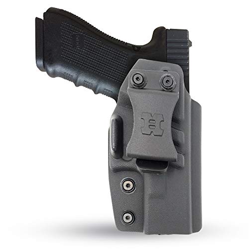 Houston Gun Holsters IWB Kydex Holster Black Fits Glock 17
