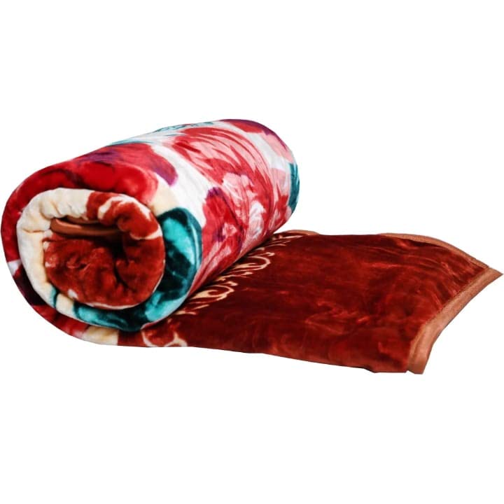 ELSTONE HOME with Device Single Bed Donation Blanket, Woollen Blanket, Dan Vale Kambhal | Soft Light-Weight Bed Blanket & Soft and Cosy Fabric (Pack of 1)_Multicolor#8