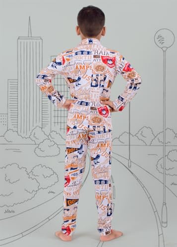 Image of 3BROS Kid's Pure Cotton Full Sleeves Night Suit /Dress for Boys /Girls Full Pajama & Top Sleep Suit Combo Set