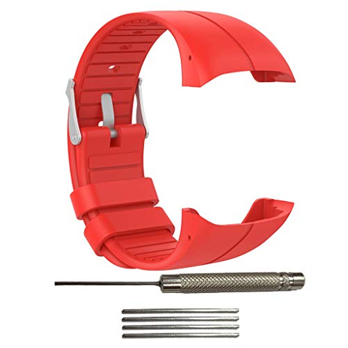 Kafen Correa De Reloj De Silicona - Reemplazo De Pulsera De Pulsera para Polar M400 / M430 / Elib311 GPS Running Smart Sports Watch Accesorios