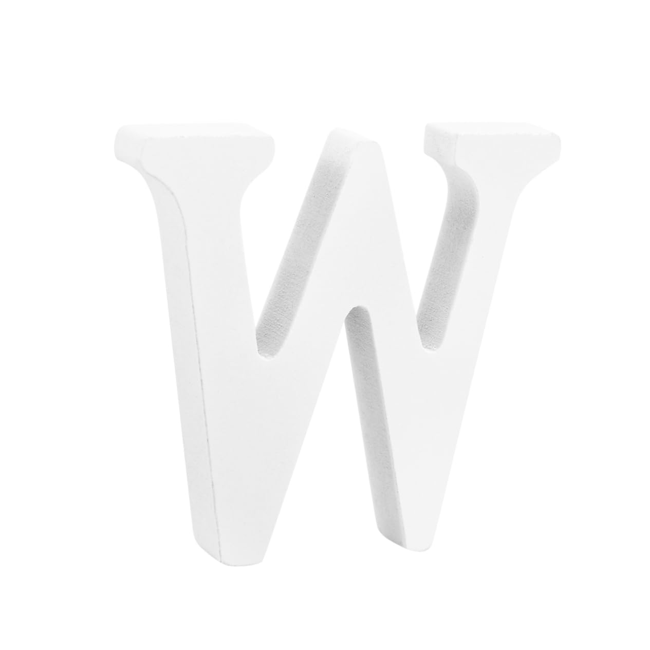 HOOTNEE Elegant Wooden Letter w Decor Perfect for Birthday Wedding Rustic Style 8cm Letter Ornament